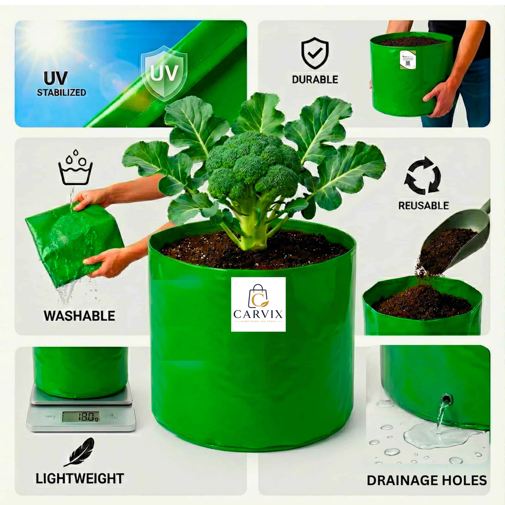Carvix 12×12 HDPE Round Grow Bag