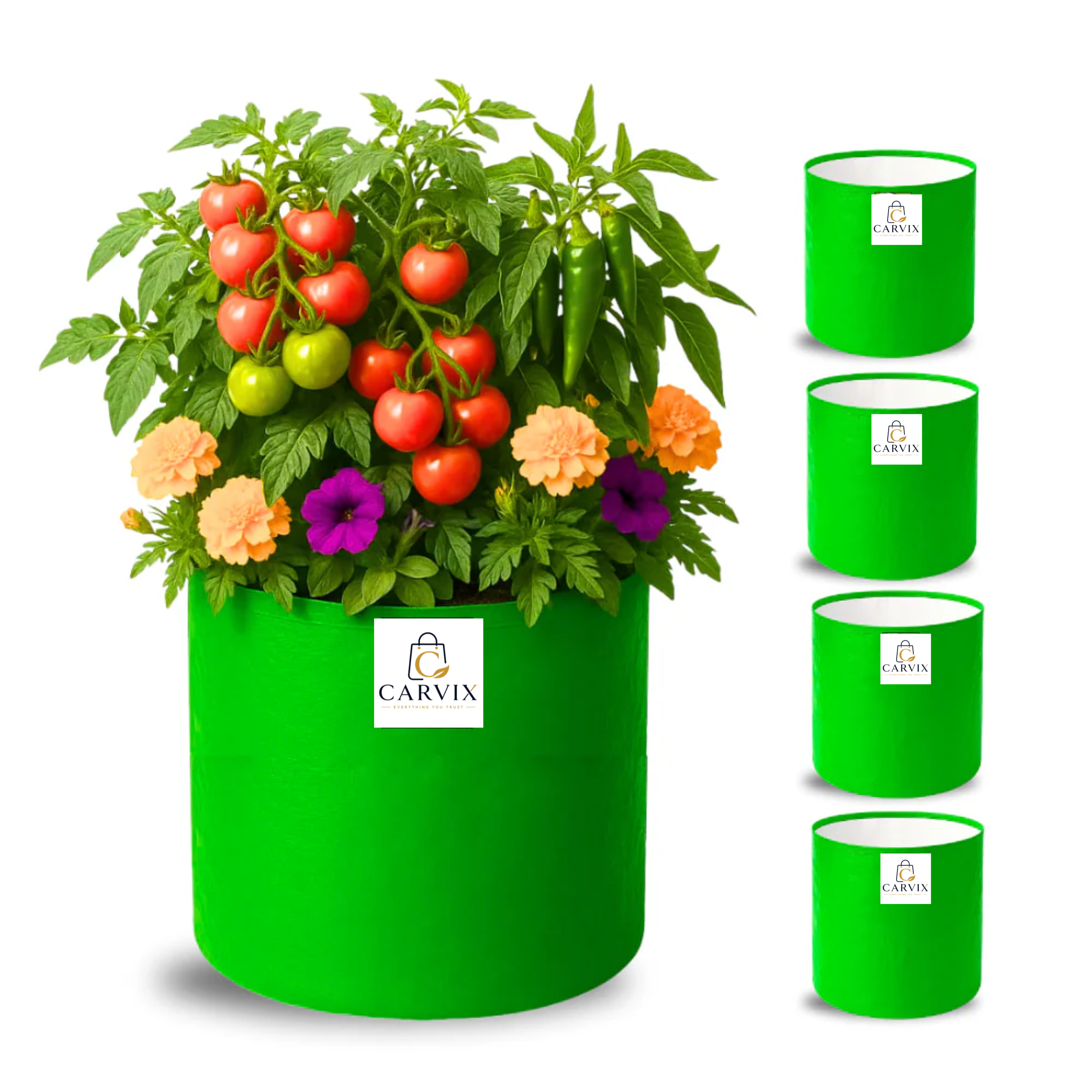 Carvix 12×12 HDPE Round Grow Bag