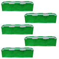 Carvix HDPE 60x15x15 Rectangle Grow Bag With Supporting Pvc Pipes Extra Thick Premium Quality Grow Bags