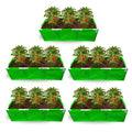 Carvix HDPE 60x24x18 Rectangle Grow Bag With Supporting Pvc Pipes Extra Thick Premium Quality Grow Bags
