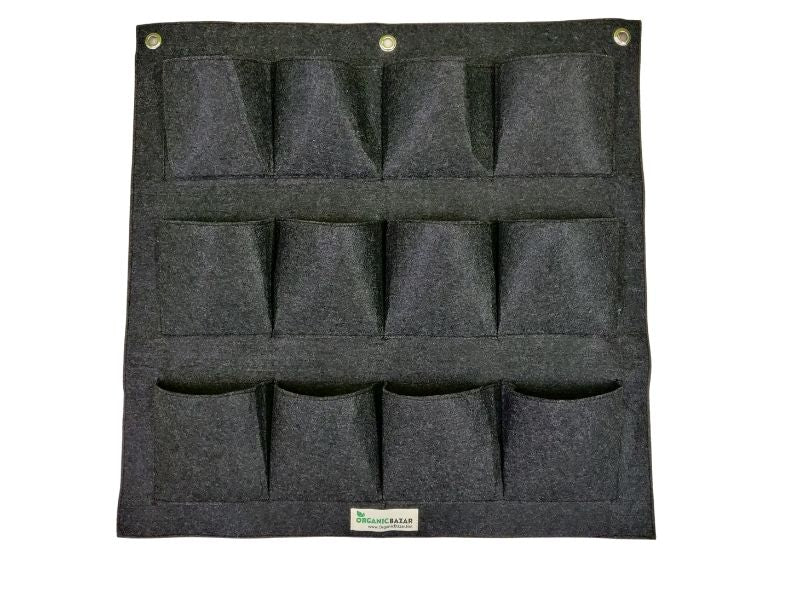 Carvix Vertical 12 Pockets Geo Fabric Grow Bag