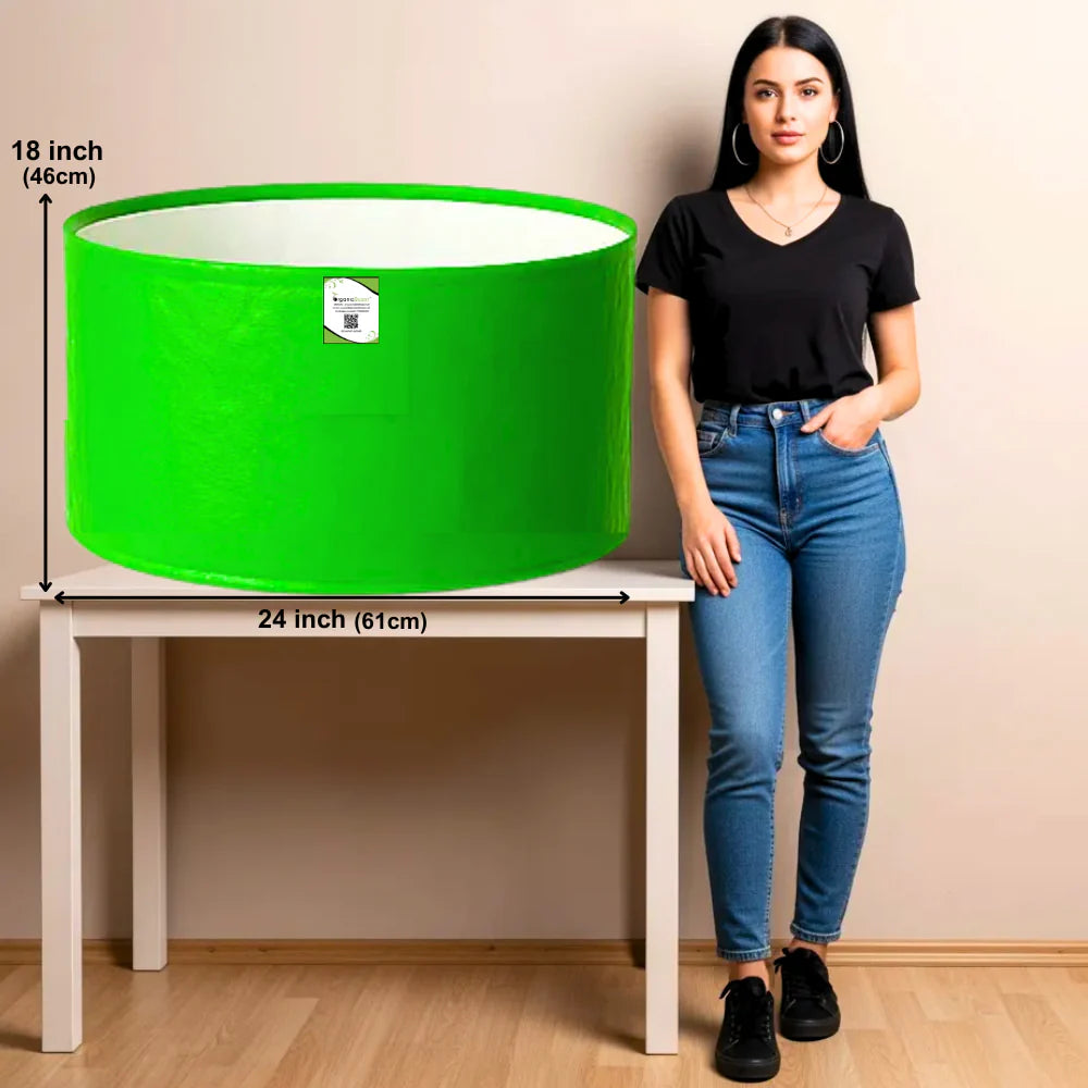 HDPE 24x18 Large Grow Bags for Terrace Gardening Extra Thick Premium Quality Grow Bags